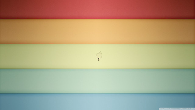 Colored walls single lightbulb middle free wallpaper for desktop - medium preview image