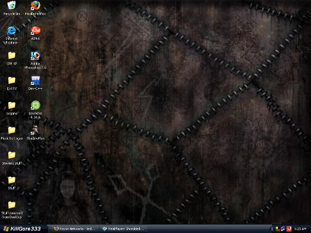 Computer screen dark pattern window free wallpaper for desktop - medium preview image
