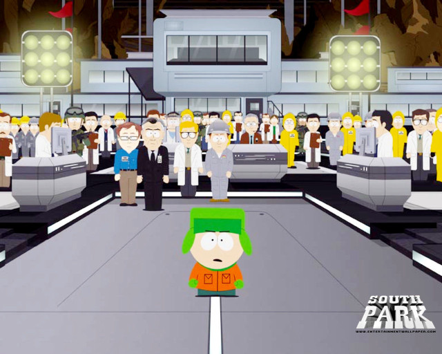 Cartoon character subway crowd train free wallpaper for desktop - medium preview image