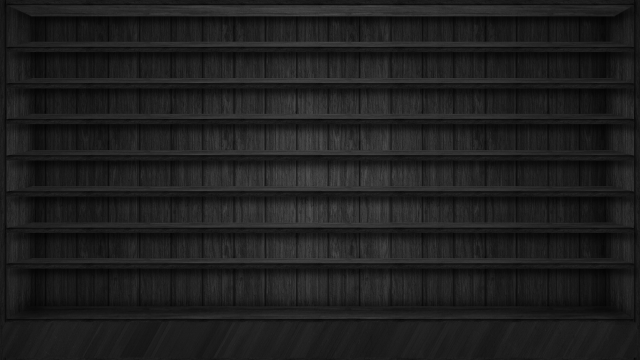 Dark wooden shelf black floor free wallpaper for desktop - medium preview image