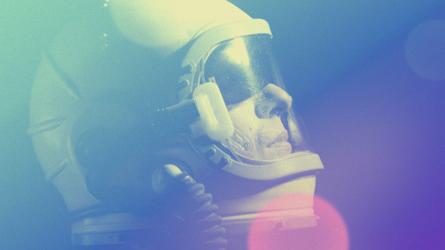 Helmet light table person blurry free wallpaper for desktop - medium preview image