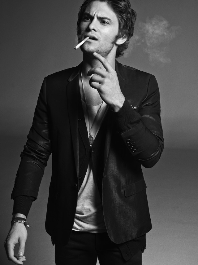 Man suit smoking cigarette black #4 free wallpaper for mobile - medium preview image