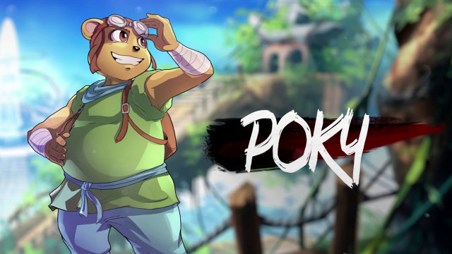 Cartoon character backpack shoulder adventure free wallpaper for desktop - medium preview image