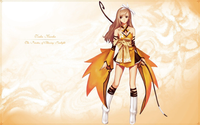 Woman sword wings costume fantasy free wallpaper for desktop - medium preview image
