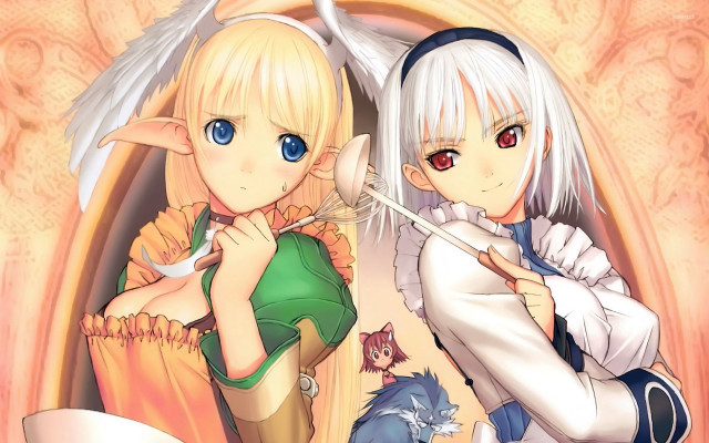 Anime characters posing picture together #4 free wallpaper for desktop - medium preview image