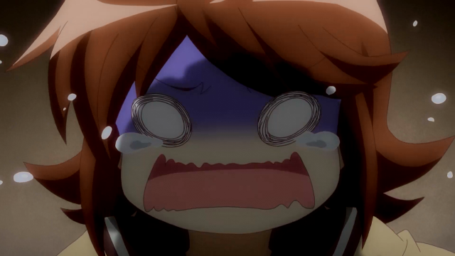 Red haired girl bubbles creepy free wallpaper for desktop - medium preview image