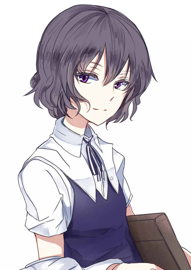 Woman dress tie folder serious free wallpaper for mobile - medium preview image