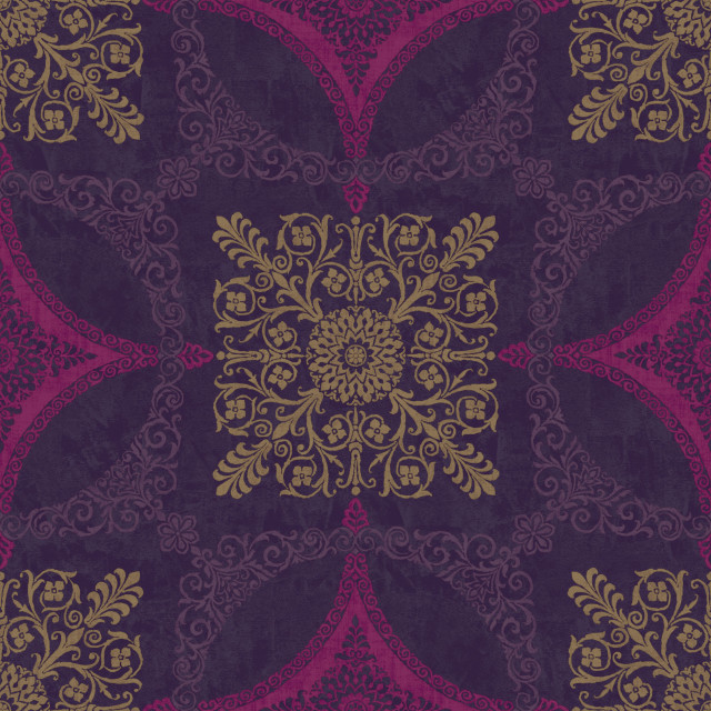 Purple gold flower black background free wallpaper for tablet - medium preview image