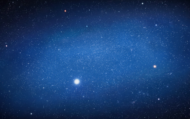 Blue sky stars small objects free wallpaper for desktop - medium preview image