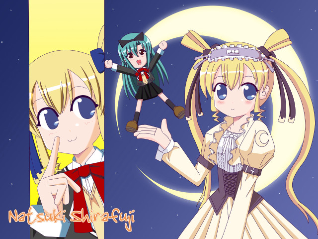 Anime characters posing for picture #6 free wallpaper for desktop - medium preview image