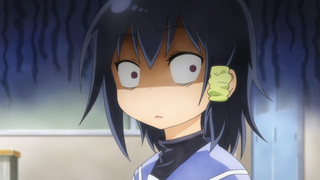 Girl black hair green object free wallpaper for desktop - medium preview image