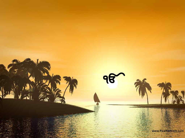 Sailboat ocean sunset palm trees free wallpaper for desktop - medium preview image