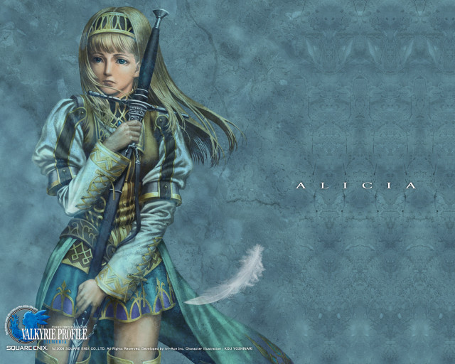 Girl costume sword feather head free wallpaper for desktop - medium preview image