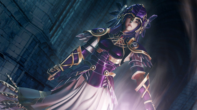 Woman costume sword dark room #3 free wallpaper for desktop - medium preview image