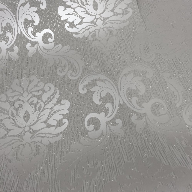 White wallpaper floral pattern leaves free wallpaper for tablet - medium preview image