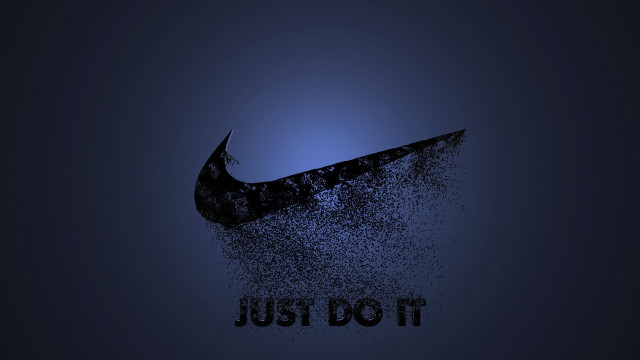 Nike minimalist stipple night sky free wallpaper for desktop - medium preview image