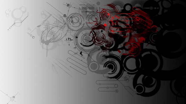 Black red abstract bicycle design free wallpaper for desktop - medium preview image