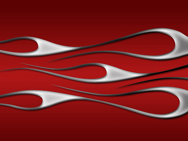 Red background silver flames white free wallpaper for desktop - medium preview image