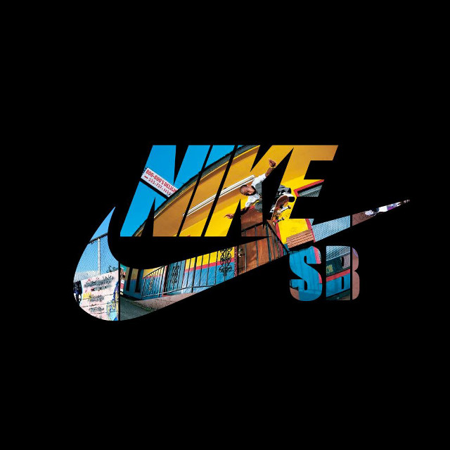 Nike black background blue sky free wallpaper for tablet - medium preview image