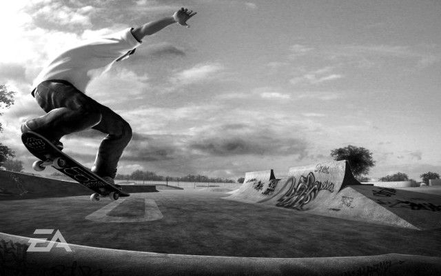 Man skateboard ramp skate park #2 free wallpaper for desktop - medium preview image