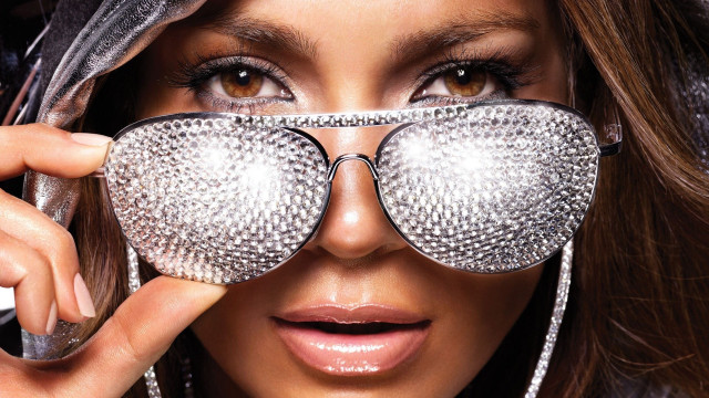 Woman hoodie sunglasses shiny fashion free wallpaper for desktop - medium preview image