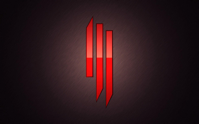 Red logo black background red #3 free wallpaper for desktop - medium preview image