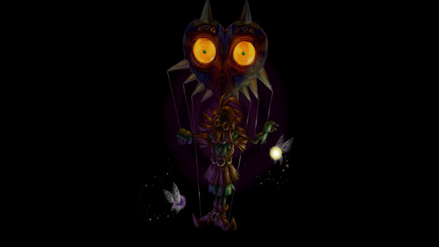 Owl glowing eyes flower beak free wallpaper for desktop - medium preview image