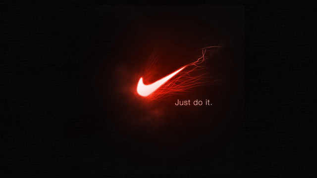 Red nike logo just do free wallpaper for desktop - medium preview image