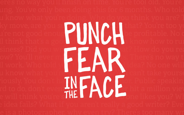 Punch fear in the face free wallpaper for desktop - medium preview image
