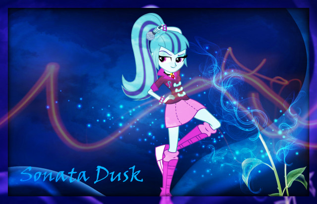 Cartoon character pink outfit blue free wallpaper for desktop - medium preview image