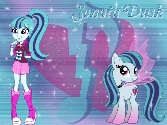 Pony stand blue background stars free wallpaper for desktop - medium preview image