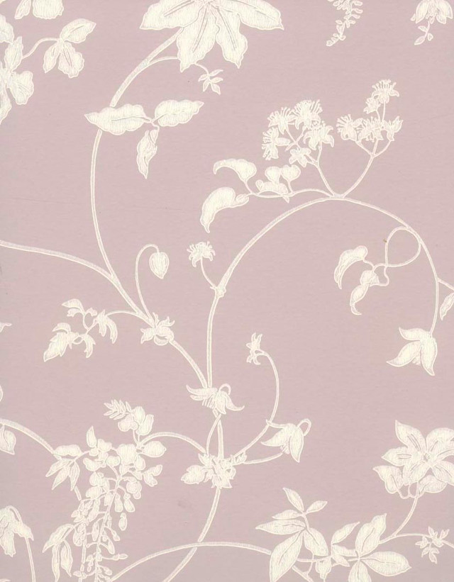 White flower pattern pink background free wallpaper for mobile - medium preview image