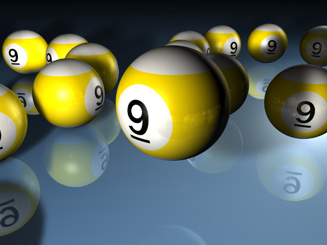 Nine billiards game eight balls free wallpaper for desktop - medium preview image