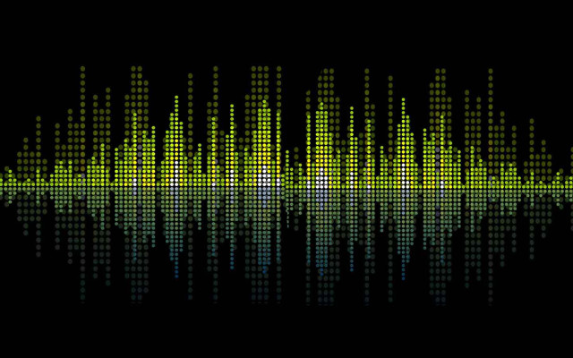 Sound wave reflection water black free wallpaper for desktop - medium preview image