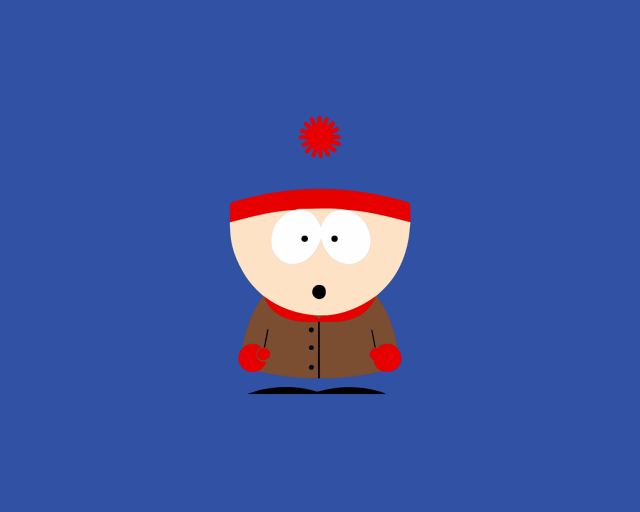 Cartoon character red hat coat free wallpaper for desktop - medium preview image