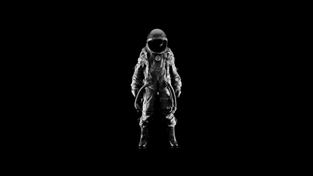 Man space suit dark helmet free wallpaper for desktop - medium preview image