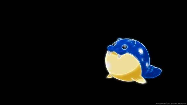 Blue yellow fish black background free wallpaper for desktop - medium preview image