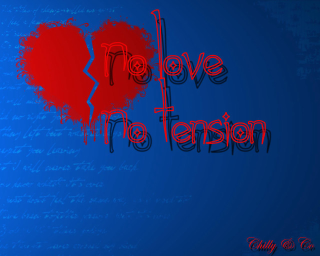 Red heart love to tension free wallpaper for desktop - medium preview image
