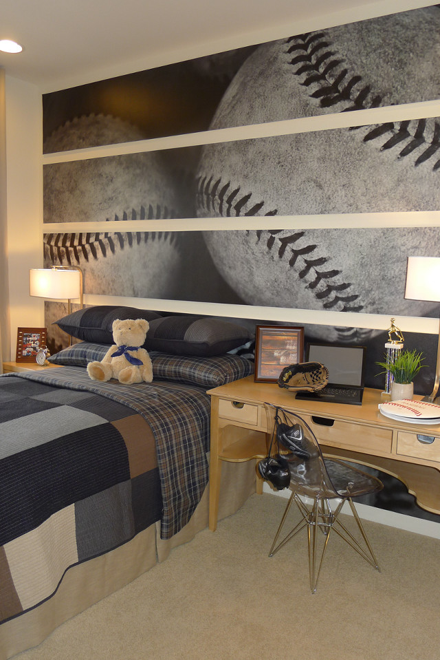 Baseball bedroom teddy bear desk free wallpaper for mobile - medium preview image