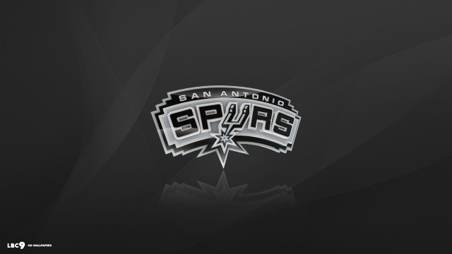 San antonio spurs logo black #5 free wallpaper for desktop - medium preview image