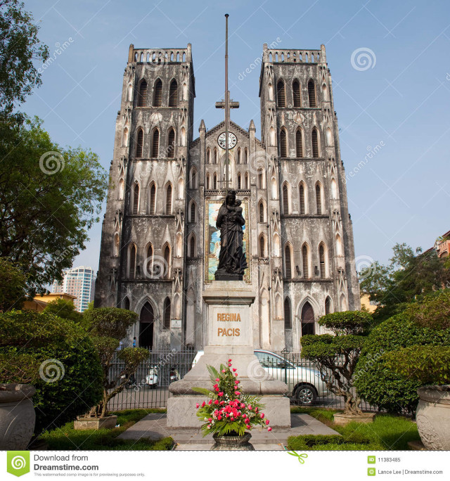 Cathedral statue cross park large free wallpaper for tablet - medium preview image