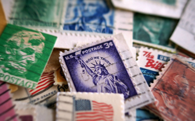Stamps statue of liberty us free wallpaper for desktop - medium preview image