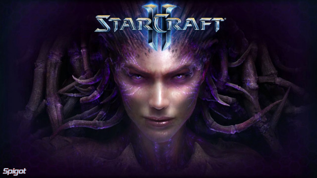 Starcraft purple hair blue face free wallpaper for desktop - medium preview image