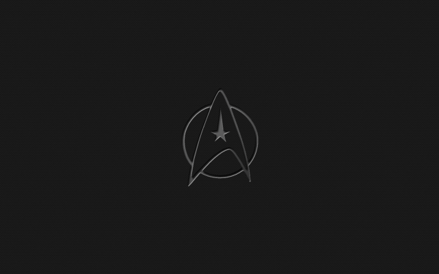 Star trek logo black background #3 free wallpaper for desktop - medium preview image