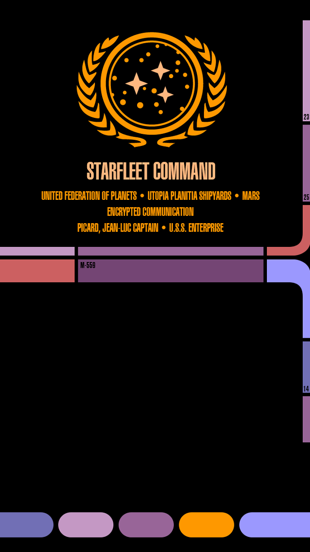 Black background star fleet command free wallpaper for mobile - medium preview image