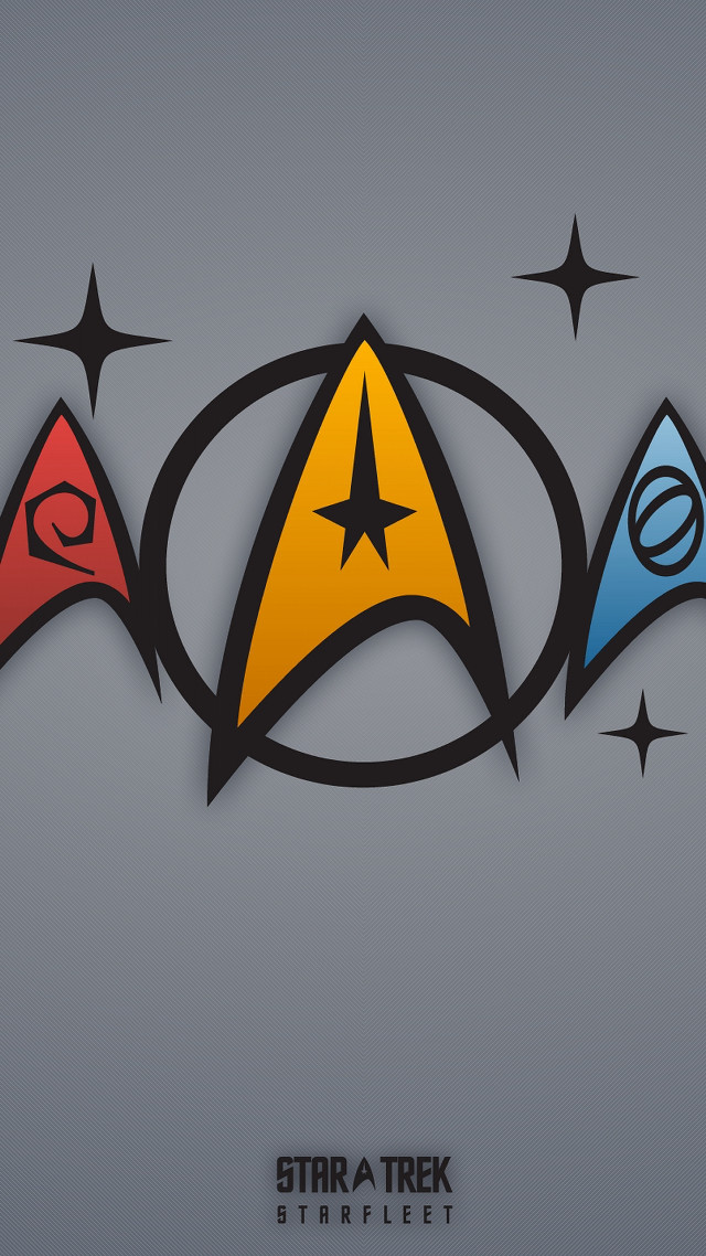 Star trek hologram gradient sparkle free wallpaper for mobile - medium preview image