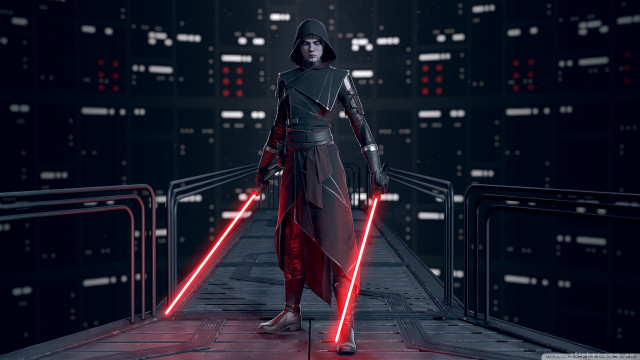 Woman star wars outfit bridge free wallpaper for desktop - medium preview image