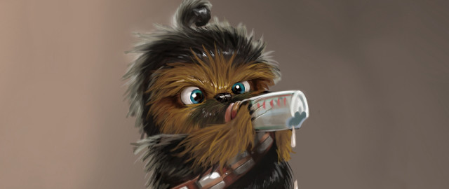 Chewchew character holding soda bag free wallpaper for desktop - medium preview image