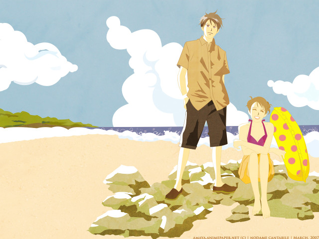 Man woman beach ocean surfboard free wallpaper for desktop - medium preview image