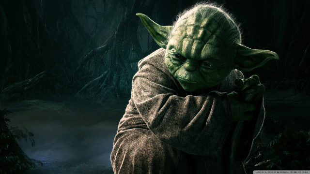 Yoda dark forest arms crossed free wallpaper for desktop - medium preview image